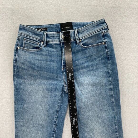 WHBM Everyday Soft Jeans‎ Women's Sz 2 Medium Wash Blue Stretch Denim Slim Ankle - Picture 9 of 13
